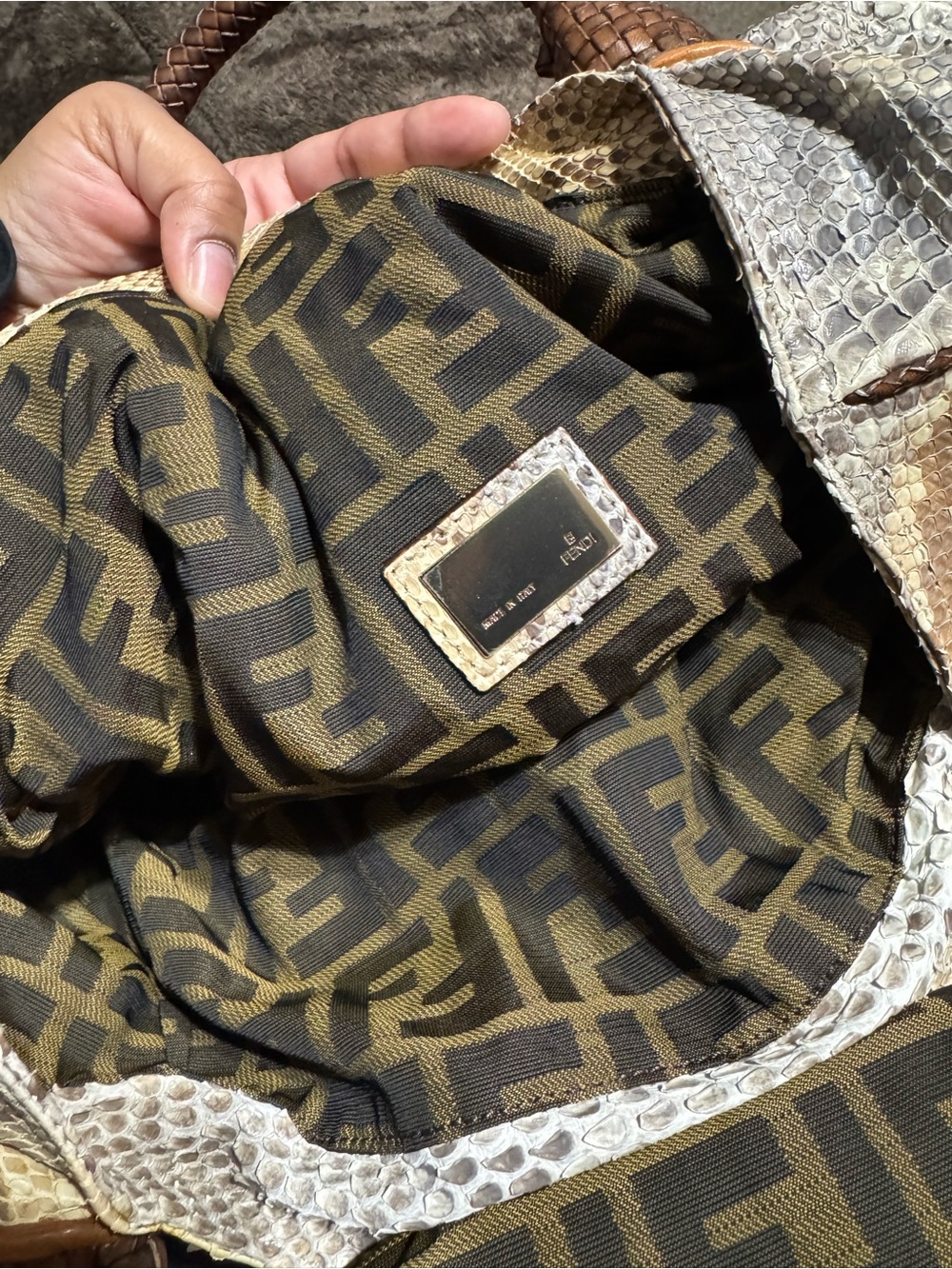 Authentic Vintage Fendi Spy Python - Picture 10 of 14
